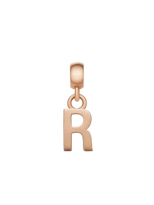 Daniel Wellington DW Charm Letter R Rose Gold