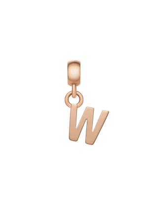 Daniel Wellington DW Charm Letter W Rose Gold