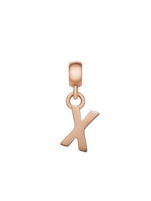 Daniel Wellington DW Charm Letter X Rose Gold
