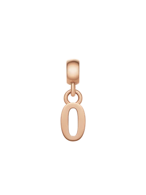 Daniel Wellington DW Charm Number 0 Rose Gold