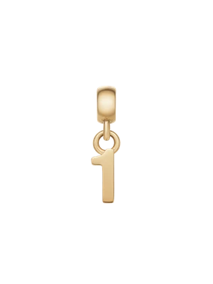 Daniel Wellington DW Charm Number 1 Gold