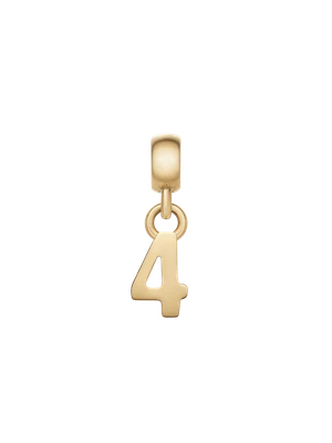 Daniel Wellington DW Charm Number 4 Gold