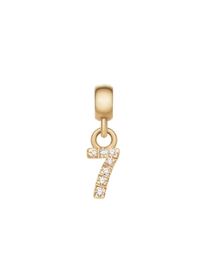 Daniel Wellington DW Charm Number 7 Gold