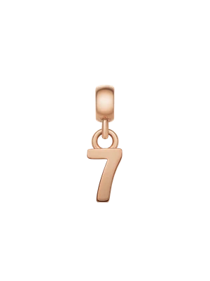 Daniel Wellington DW Charm Number 7 Rose Gold
