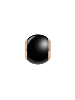 Daniel Wellington DW Charm Orb Black 6x5mm Rose Gold