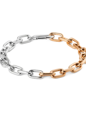 Zdjęcie produktu Daniel Wellington DW Contrast Link 185mm Rose Gold różowy