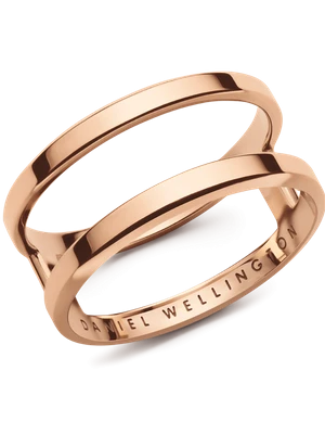 Daniel Wellington DW Elan Dual Ring 58 Rose Gold
