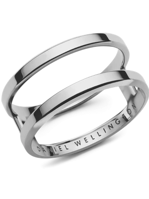 Daniel Wellington DW Elan Dual Ring 58 Silver