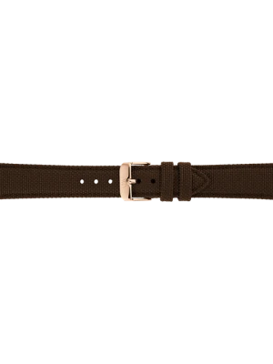 Daniel Wellington DW Strap 18mm Rose Gold brązowy