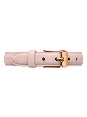 Daniel Wellington DW Strap Leather Pressed Rouge Rose Gold