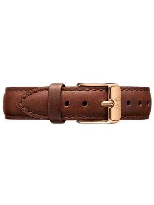 Daniel Wellington DW Strap Leather St Mawes Rose Gold