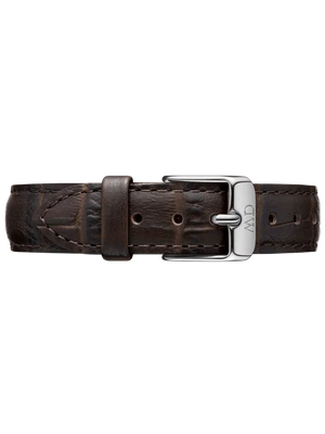 Daniel Wellington DW Strap Leather York Silver