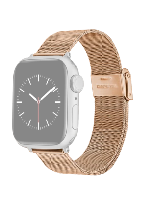 Daniel Wellington DW Strap Smartwatch Mesh 18mm Rose Gold różowy