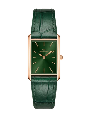 Daniel Wellington DW Watch Bound Crocodile Emerald Sunray Rose Gold