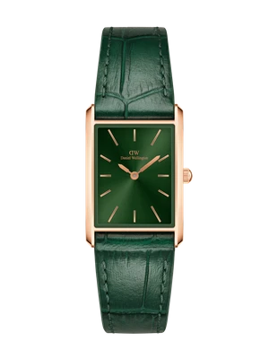 Daniel Wellington DW Watch Bound Crocodile Emerald Sunray Rose Gold