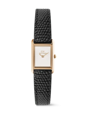 Daniel Wellington DW Watch Bound Mini Black Lizard Rose Gold