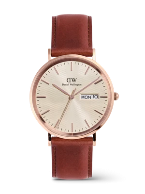 Daniel Wellington DW Watch Classic Day Display St Mawes Rose Gold Champagne