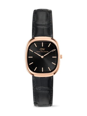 Daniel Wellington DW Watch Cort Black Leather Rose Gold 30mm