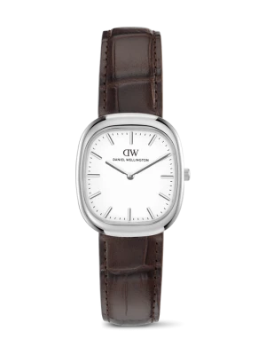 Daniel Wellington DW Watch Cort Brown Leather Silver 30mm