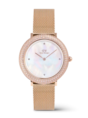Daniel Wellington DW Watch Crystalline Bezel Melrose Rose Gold