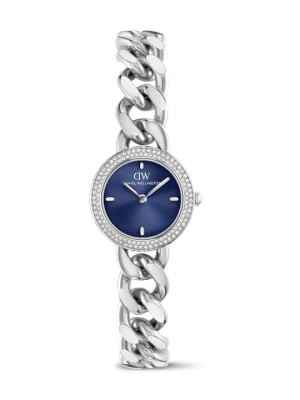 Daniel Wellington DW Watch Ellips Blue Crystal Silver 26mm