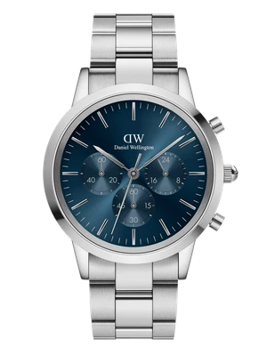 Daniel Wellington DW Watch Iconic Chronograph Arctic S Silver