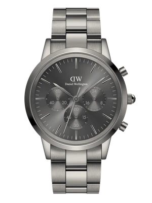 Daniel Wellington DW Watch Iconic Chronograph Link Graphite GM