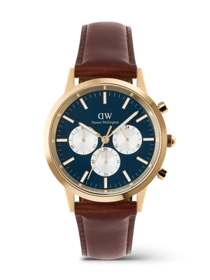 Daniel Wellington DW Watch Iconic Chronograph St Mawes Arctic Panda Gold