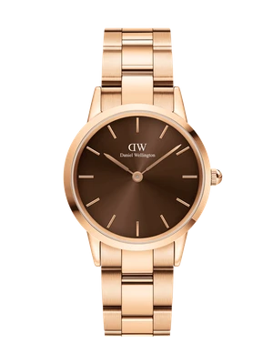 Daniel Wellington DW Watch Iconic Link Amber Rose Gold