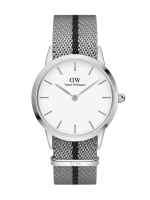 Daniel Wellington DW Watch Iconic NATO Grey/Black Silver