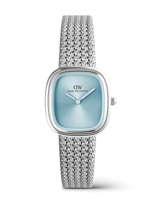 Daniel Wellington DW Watch Margot Braided Mesh Ice Blue Silver 24mm