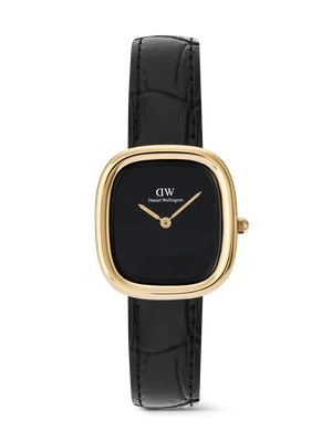 Daniel Wellington DW Watch Margot Reading Onyx Ceramic Gold