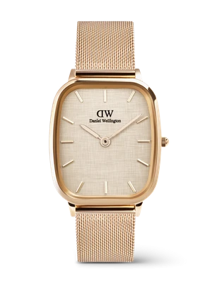 Daniel Wellington DW Watch Marlon Melrose Linen Rose Gold