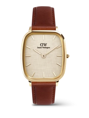 Daniel Wellington DW Watch Marlon St Mawes Linen Gold