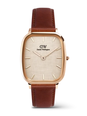 Daniel Wellington DW Watch Marlon St Mawes Linen Rose Gold
