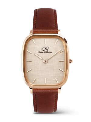 Daniel Wellington DW Watch Marlon St Mawes Linen Rose Gold