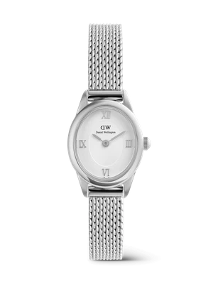 Daniel Wellington DW Watch Ophelia Mini Mesh White Silver 22x25,5mm