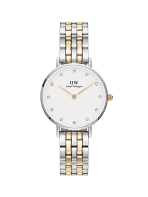 Daniel Wellington DW Watch Petite Lumine 5-link two-tone Silver