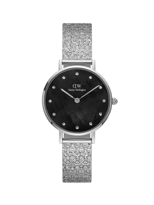 Daniel Wellington DW Watch Petite Lumine Pressed Piano Silver