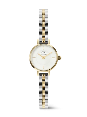 Daniel Wellington DW Watch Petite Mini Arch 3-Link Two Tone Gold
