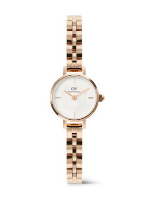 Daniel Wellington DW Watch Petite Mini Arch 3-link White Rose Gold