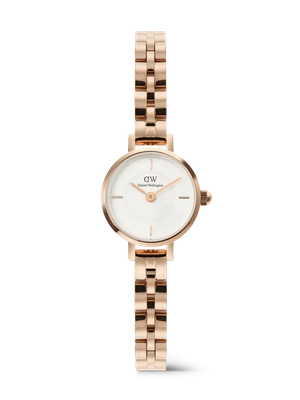Daniel Wellington DW Watch Petite Mini Arch 3-link White Rose Gold