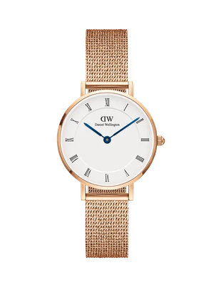 Daniel Wellington DW Watch Petite Roman Numerals Melrose Rose Gold