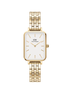 Daniel Wellington DW Watch Quadro 5-Link Evergold Gold