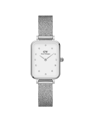 Daniel Wellington DW Watch Quadro Lumine Pressed Sterling Silver