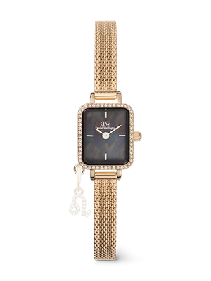 Daniel Wellington DW Watch Quadro Mini Crystal Zodiac Evergold Gold