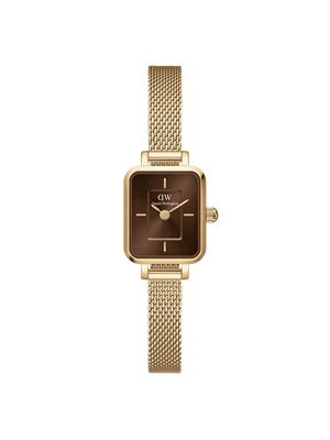 Daniel Wellington DW Watch Quadro Mini Evergold Amber Gold