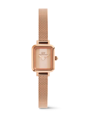 Daniel Wellington DW Watch Quadro Mini Melrose Conwy Rose Gold 15mm