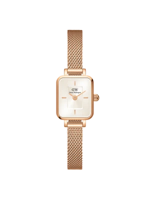 Daniel Wellington DW Watch Quadro Mini Melrose Rose Gold Champagne