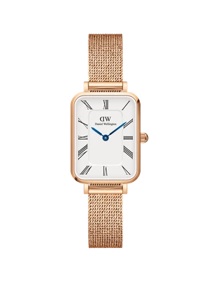 Daniel Wellington DW Watch Quadro Roman Numerals Melrose Rose Gold